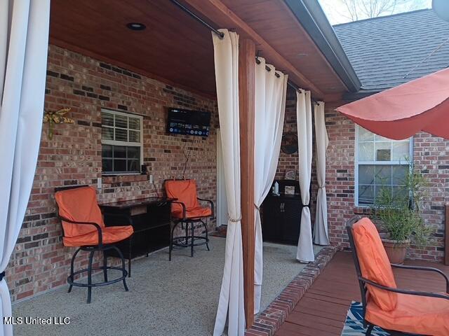 9900 Little Buck, Vancleave, MS 39565 - view of wooden terrace