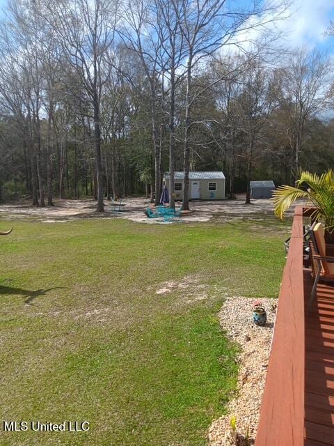 9900 Little Buck, Vancleave, MS 39565 - view of green lawn