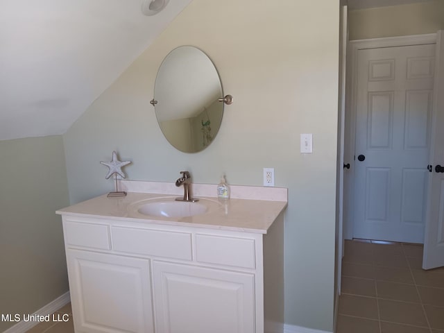 9900 Little Buck, Vancleave, MS 39565 - bathroom with tile patterned floors and vanity