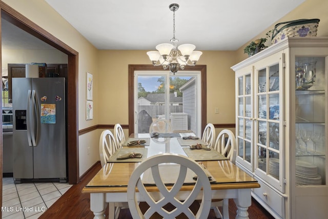 725 Bay Tree Dr, Flowood, MS 39232 - dining room featuring a chandelier and light wood finished floors