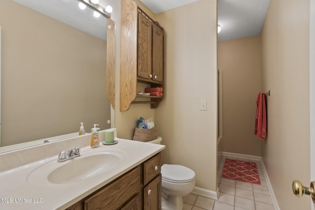725 Bay Tree Dr, Flowood, MS 39232 - full bath featuring tile patterned floors, vanity, and bathing tub / shower combination