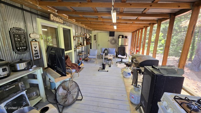 22386 Ms Highway 32, Oakland, MS 38948 - view of deck