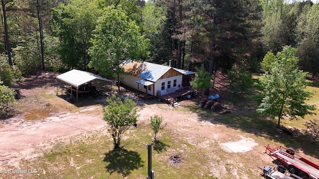 22386 Ms Highway 32, Oakland, MS 38948 - birds eye view of property featuring a view of trees