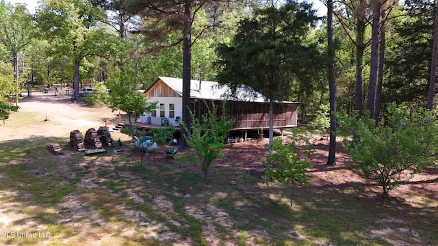 22386 Ms Highway 32, Oakland, MS 38948 - exterior space with a wooden deck