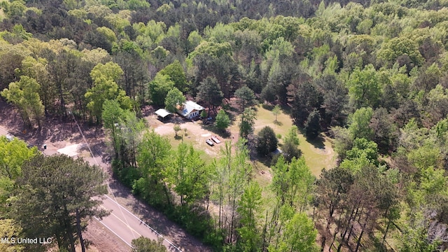 22386 Ms Highway 32, Oakland, MS 38948 - birds eye view of property featuring a wooded view