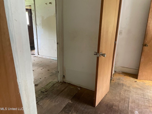 1717 9th Ave, Meridian, MS 39301 - hall with hardwood / wood-style flooring
