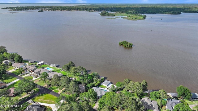 205 Audubon Point Dr, Brandon, MS 39047 - birds eye view of property featuring a water view and a residential view