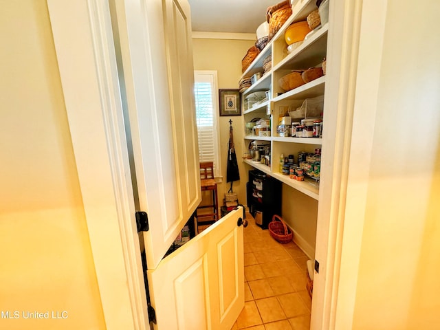 view of pantry