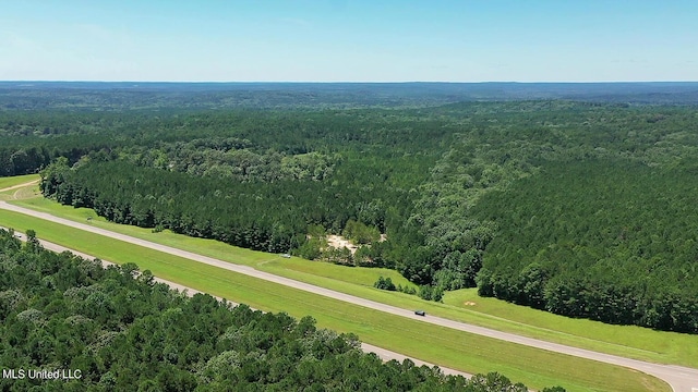 144 Gum Branch To Highway 25 Road, Louisville, MS 39339 - bird's eye view of a heavily wooded area