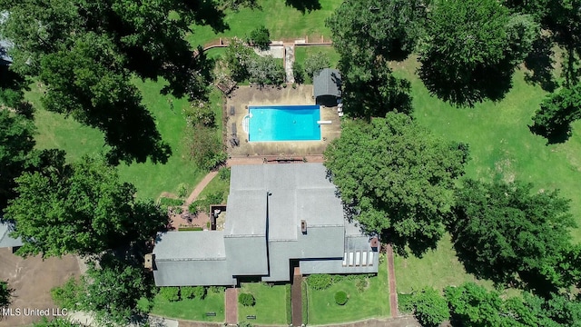 144 Gum Branch To Highway 25 Road, Louisville, MS 39339 - bird's eye view of a pool area