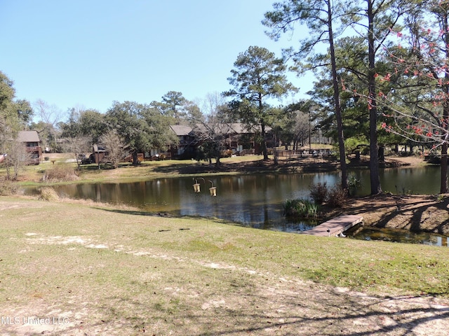 view of water feature