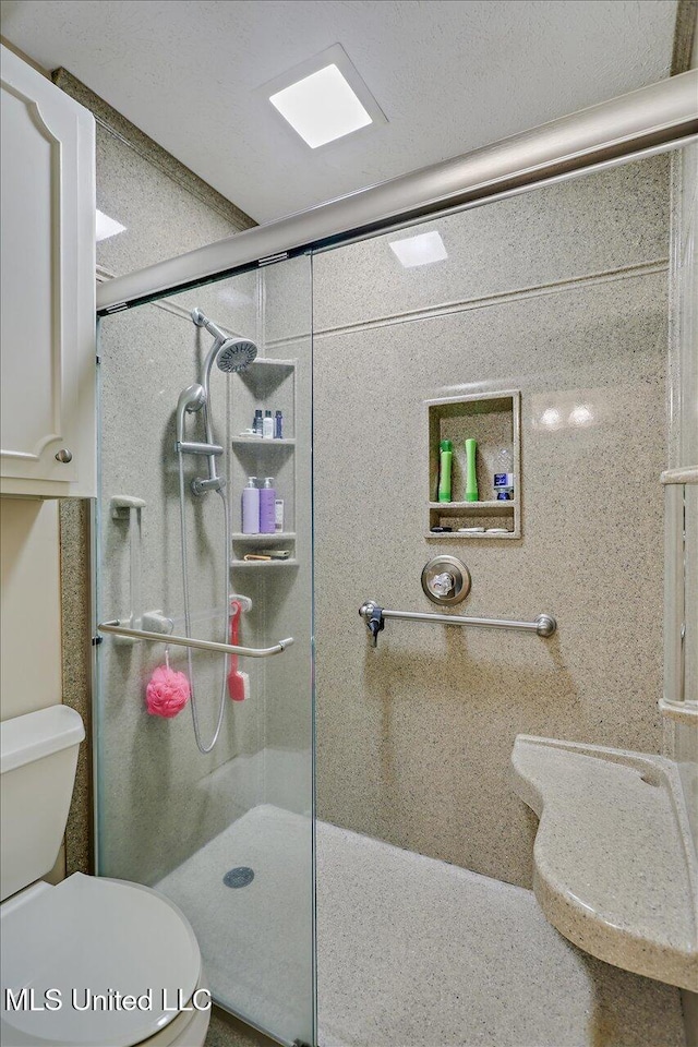 727 Laney Dr, Clinton, MS 39056 - full bath with toilet and an enclosed shower