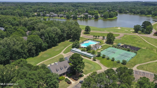 141 Whisper Lake Blvd, Madison, MS 39110 - aerial overview of property's location featuring a nearby body of water