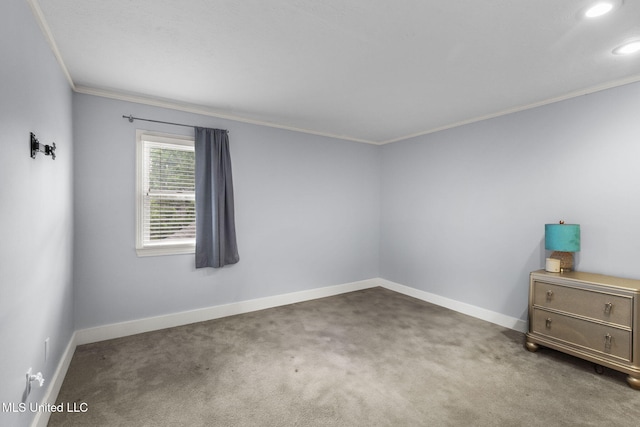 107 Lakepointe Dr, Madison, MS 39110 - unfurnished room with ornamental molding, carpet, baseboards, and recessed lighting