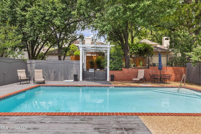 107 Lakepointe Dr, Madison, MS 39110 - view of pool with a fenced backyard