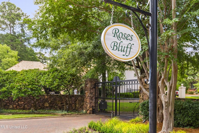 107 Lakepointe Dr, Madison, MS 39110 - community / neighborhood sign with a gate