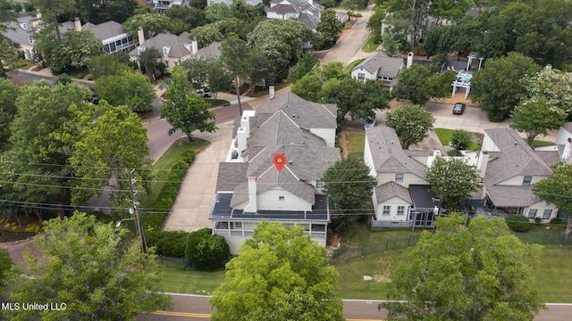 107 Lakepointe Dr, Madison, MS 39110 - aerial perspective of suburban area