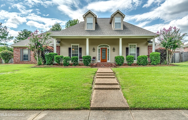 350 Edgewood Xing, Brandon, MS 39042 - view of front of home featuring roof with shingles, covered porch, and brick siding
