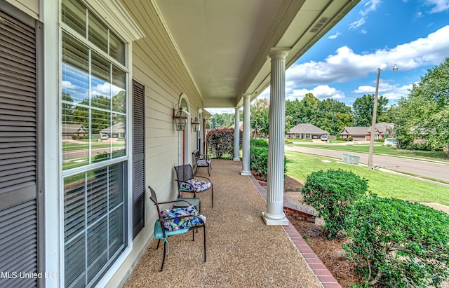350 Edgewood Xing, Brandon, MS 39042 - covered porch featuring a yard