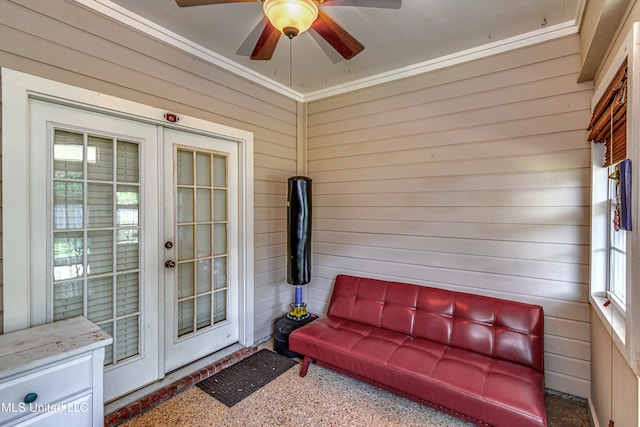 350 Edgewood Xing, Brandon, MS 39042 - sunroom featuring french doors