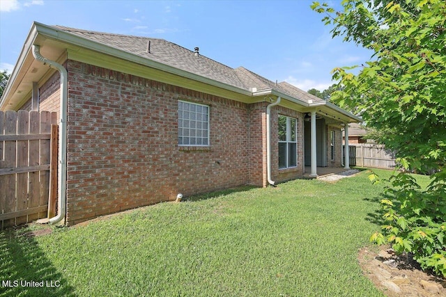 508 Oakleigh Pl, Brandon, MS 39047 - back of property with brick siding and roof with shingles