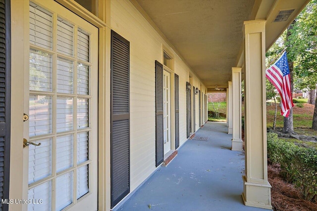 view of patio / terrace featuring a porch