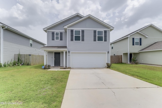 2016 Carondelet St, Ocean Springs, MS 39564 - view of front of house with an attached garage, board and batten siding, and driveway