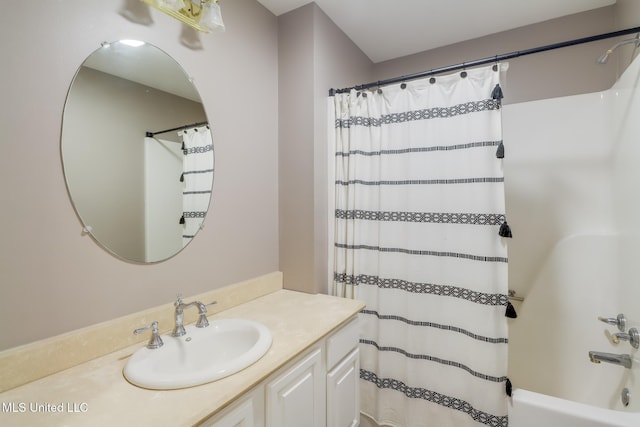 28121 Dusty Ln, Picayune, MS 39466 - bathroom featuring vanity and shower / bath combo