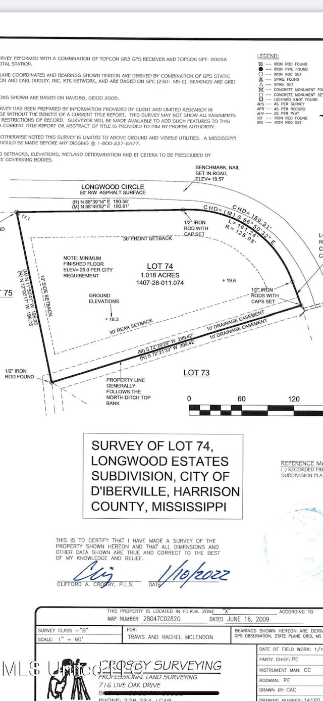 Listing photo 2 for Longwood Cir, Diberville MS 39540