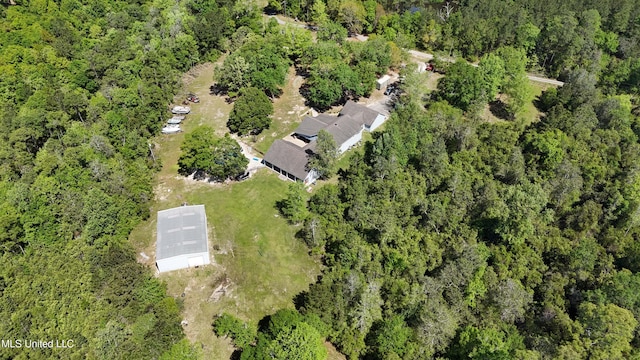 19640 Busby Rd, Vancleave, MS 39565 - bird's eye view with a view of trees