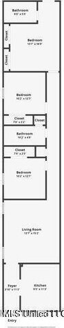 713 Cypress Ln Unit A & B, Picayune, MS 39466 - floor plan