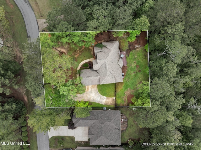 32 Cambrooke, Hattiesburg, MS 39402 - aerial view of property's location featuring property boundaries highlighted