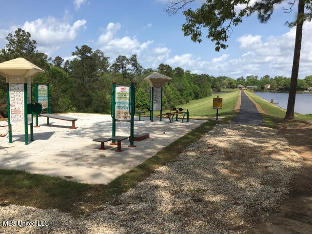 904 E Lakeshore Dr, Carriere, MS 39426 - view of home's community with a water view