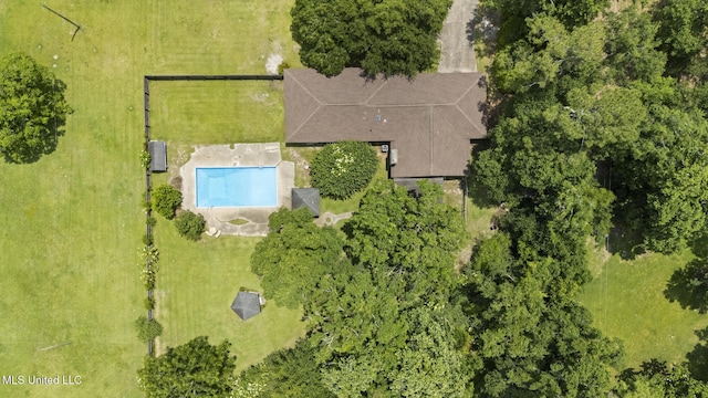 5539 Gates Ave, Long Beach, MS 39560 - bird's eye view of a pool