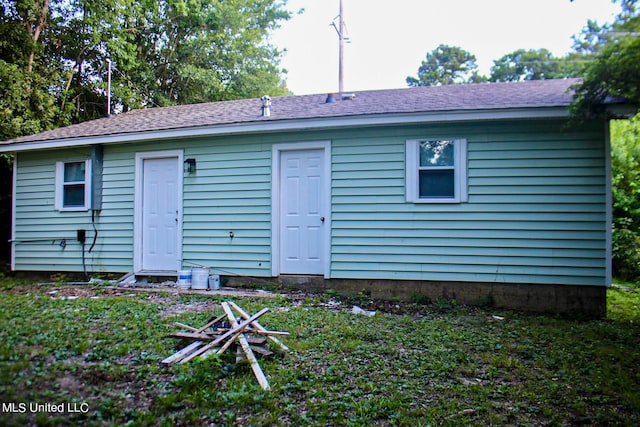 view of rear view of house