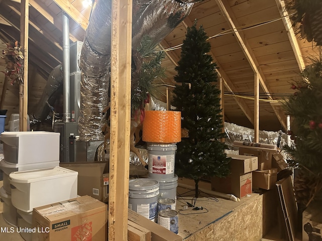 6819 Hawks Vw, Olive Branch, MS 38654 - view of unfinished attic