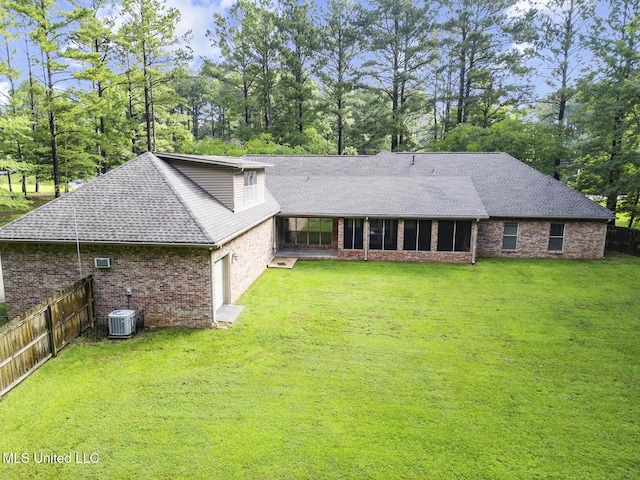 191 N Brandon Blvd, Brandon, MS 39042 - view of front facade with a shingled roof, view of wooded area, an attached garage, and brick siding