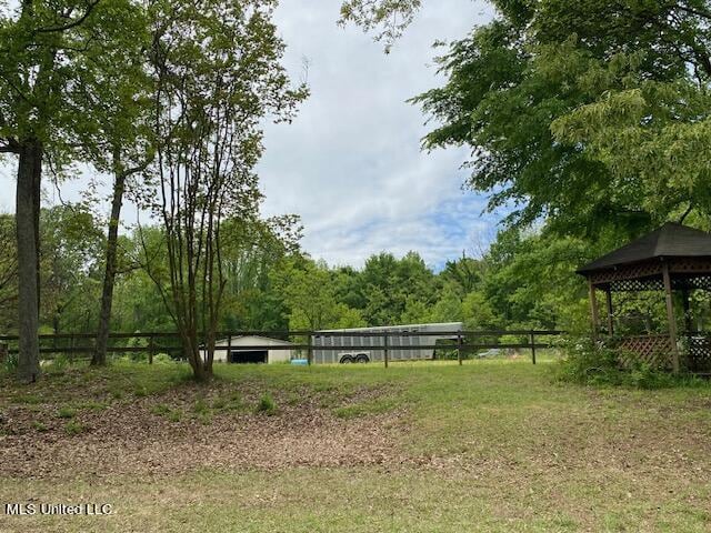 7235 Davidson Rd, Olive Branch, MS 38654 - view of yard featuring a gazebo