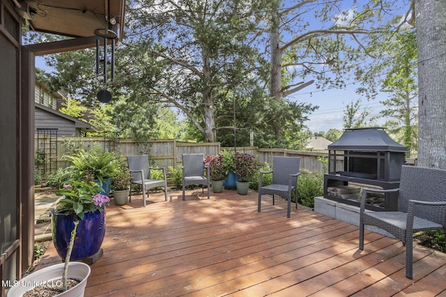 821 Planters Point Dr, Canton, MS 39046 - deck featuring a fenced backyard