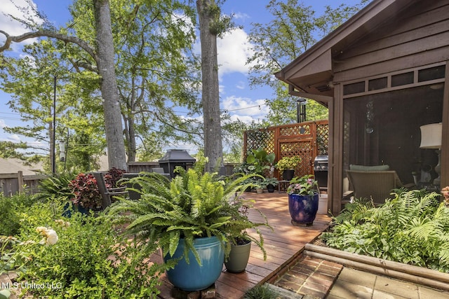 821 Planters Point Dr, Canton, MS 39046 - wooden deck featuring grilling area
