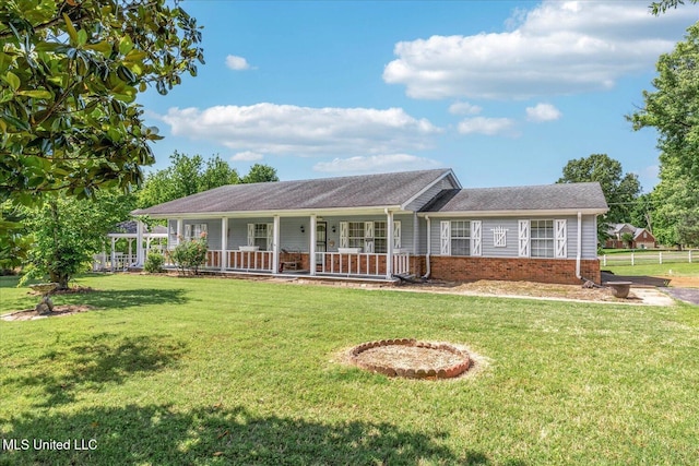 2185 Plum Point Rd, Southaven, MS 38672 - ranch-style home featuring a porch