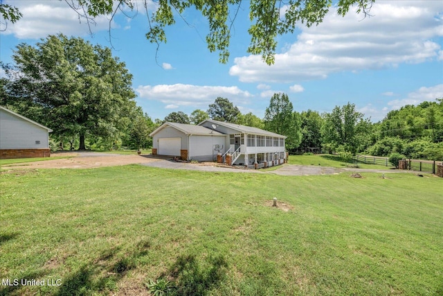 2185 Plum Point Rd, Southaven, MS 38672 - view of yard with dirt driveway