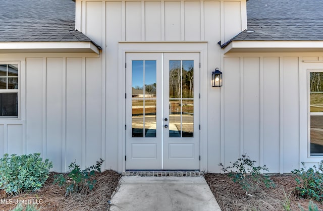 614 Cobalt Way, Brandon, MS 39042 - entrance to property featuring french doors