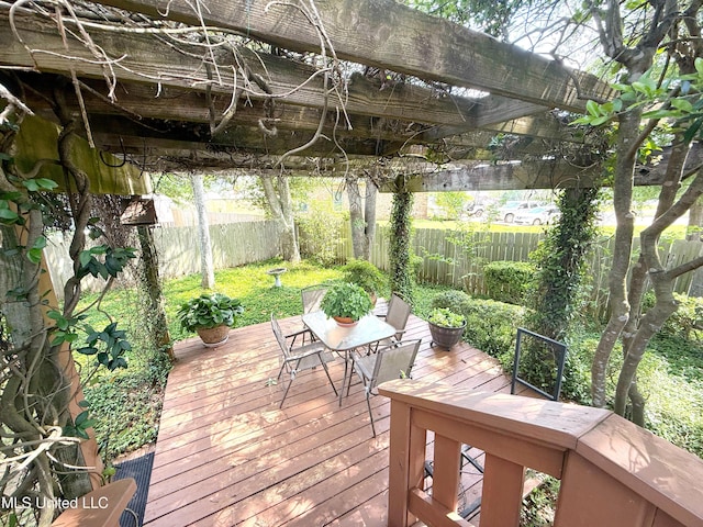 26 Woodgate Dr, Brandon, MS 39042 - wooden deck featuring a fenced backyard