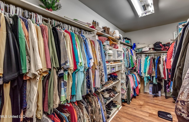 26 Woodgate Dr, Brandon, MS 39042 - spacious closet featuring wood finished floors