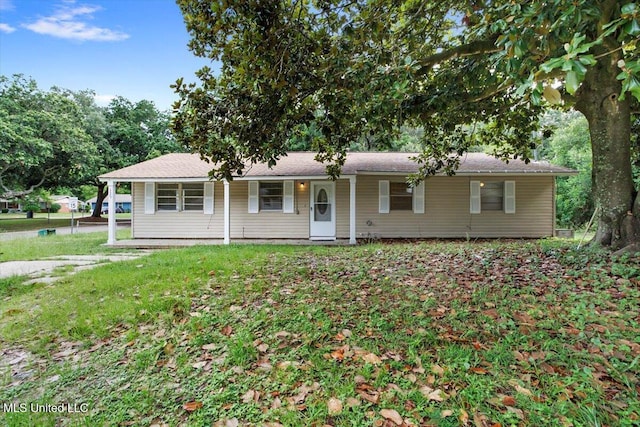 view of ranch-style house