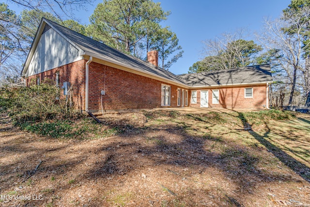 back of house featuring a patio