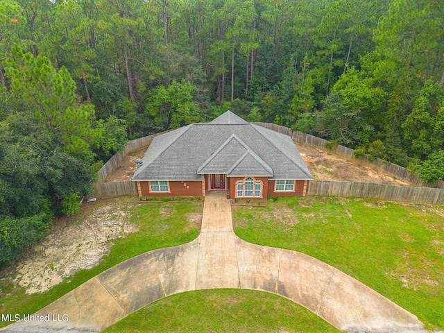 152 Sycamore Dr, Pass Christian, MS 39571 - view of front facade featuring a view of trees