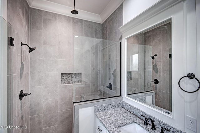 100 Grayson Way, Madison, MS 39110 - bathroom featuring a tile shower and vanity