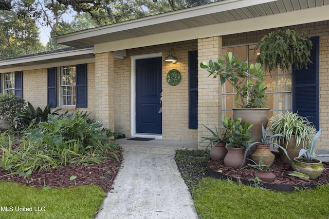 view of property entrance